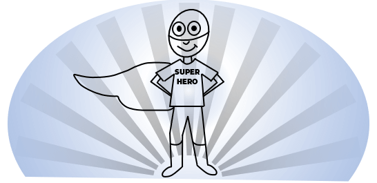 How a superhero can help simplify square roots radicals